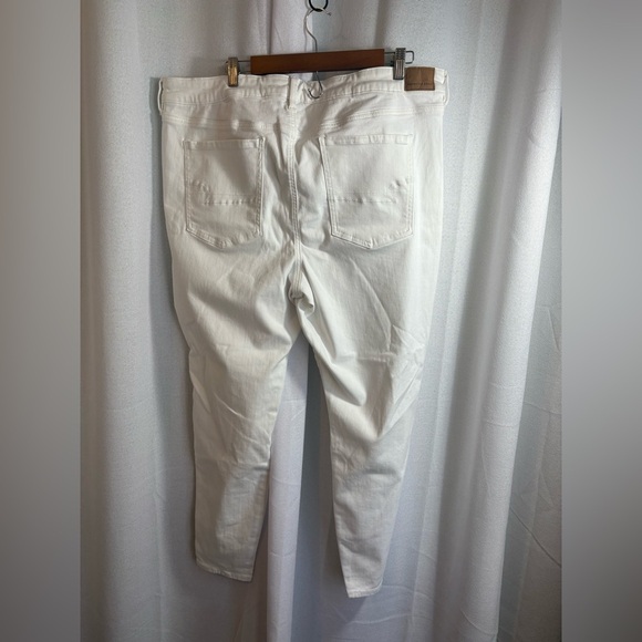 American Eagle‎ Next Level High Rise White Jegging Jeans Plus Size 22 0412 - Picture 5 of 12